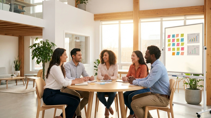 Feedback-Kultur im Unternehmen mit offenem Austausch