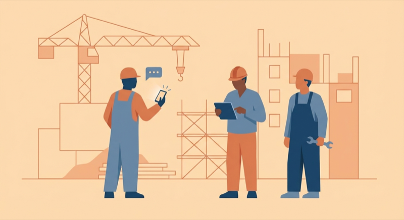 Mitarbeiter im Handwerk nutzen digitalen Kummerkasten